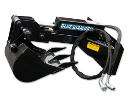 Mini Skid Steer Backhoe Attachment | Blue Diamond