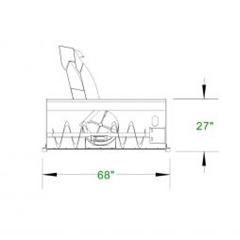 Skid Steer Snow Blower Attachment | CID - Image 2