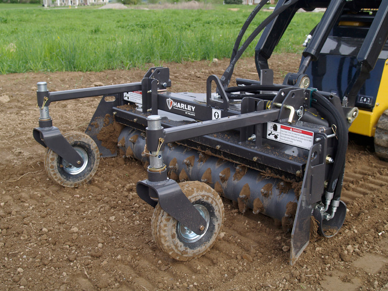 Mini Skid Steer 48" Power Rake | Harley - Image 2