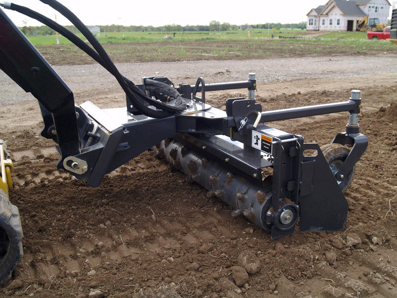 Mini Skid Steer 48" Power Rake | Harley - Image 3