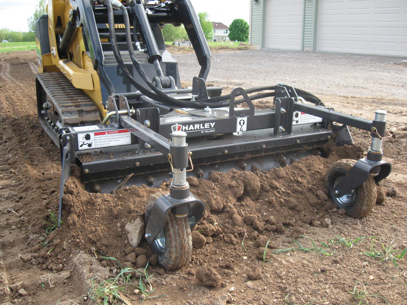 Mini Skid Steer 48" Power Rake | Harley - Image 4