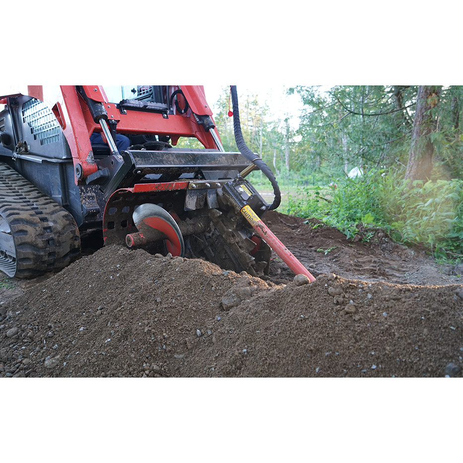 Skid Steer 4 Foot Trencher Attachment | Eterra - Image 9