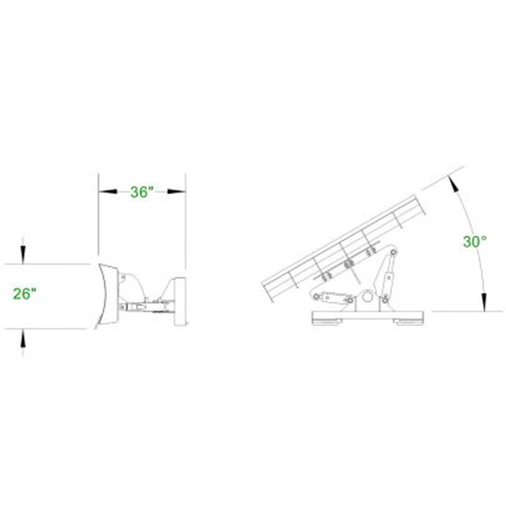 Skid Steer Multi Purpose Angle Blade | CID - Image 4