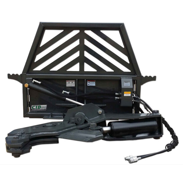 Skid Steer Rotating Tree Shear Attachment | CID