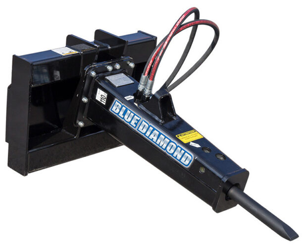 Mini Skid Steer Concrete Breaker Attachment | Blue Diamond