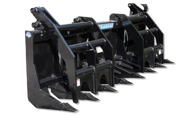 Skid Steer Severe Duty Grapple Rake | Blue Diamond