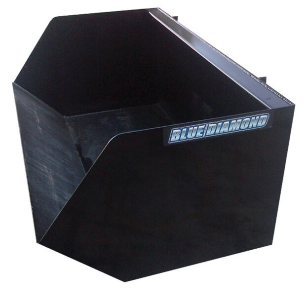 Skid Steer Dumpster Bucket | Blue Diamond