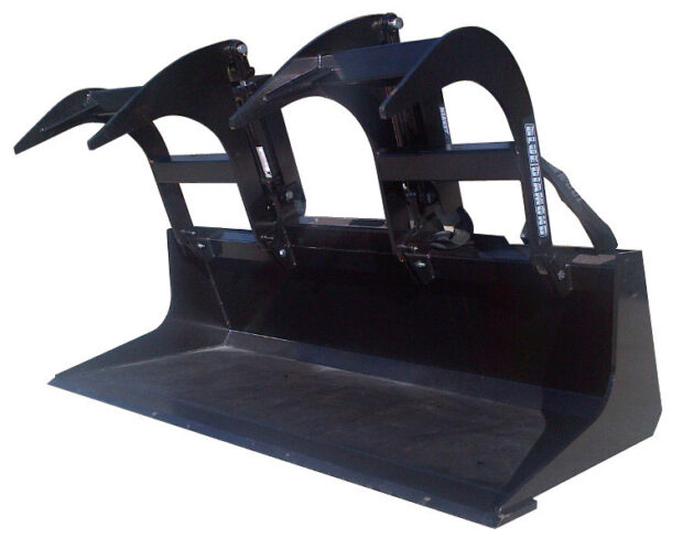 Skid Steer Grapple Bucket Attachment | Blue Diamond