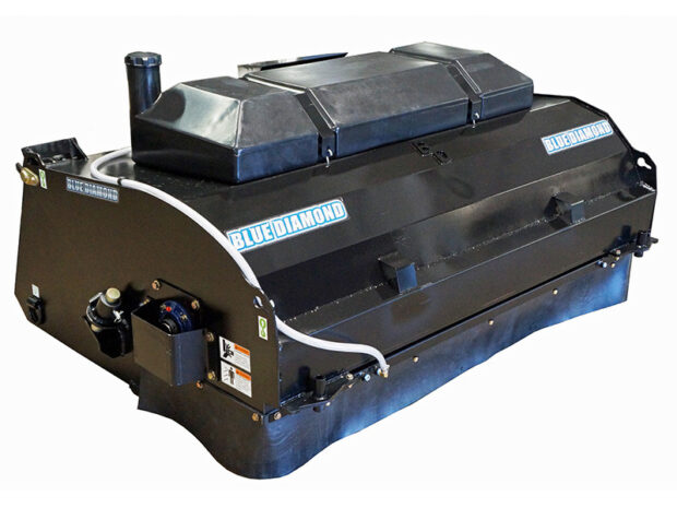 Skid Steer Pickup Broom Attachment | Blue Diamond
