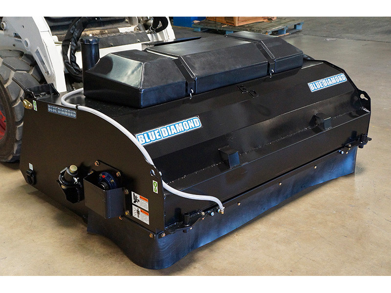 Skid Steer Pickup Broom Attachment | Blue Diamond - Image 3
