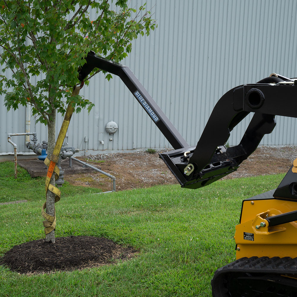 Mini Skid Steer Tree Boom Attachment | Blue Diamond - Image 4