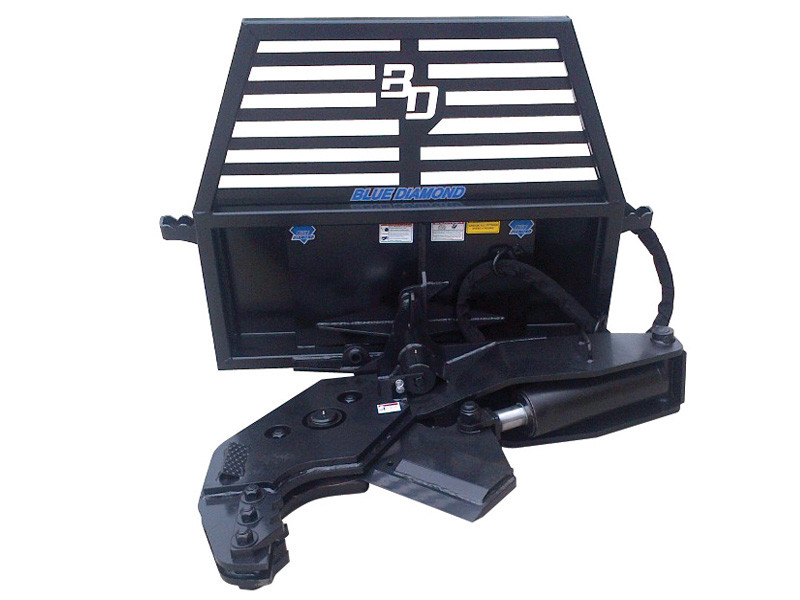 Skid Steer Tree Shear Attachment | Blue Diamond