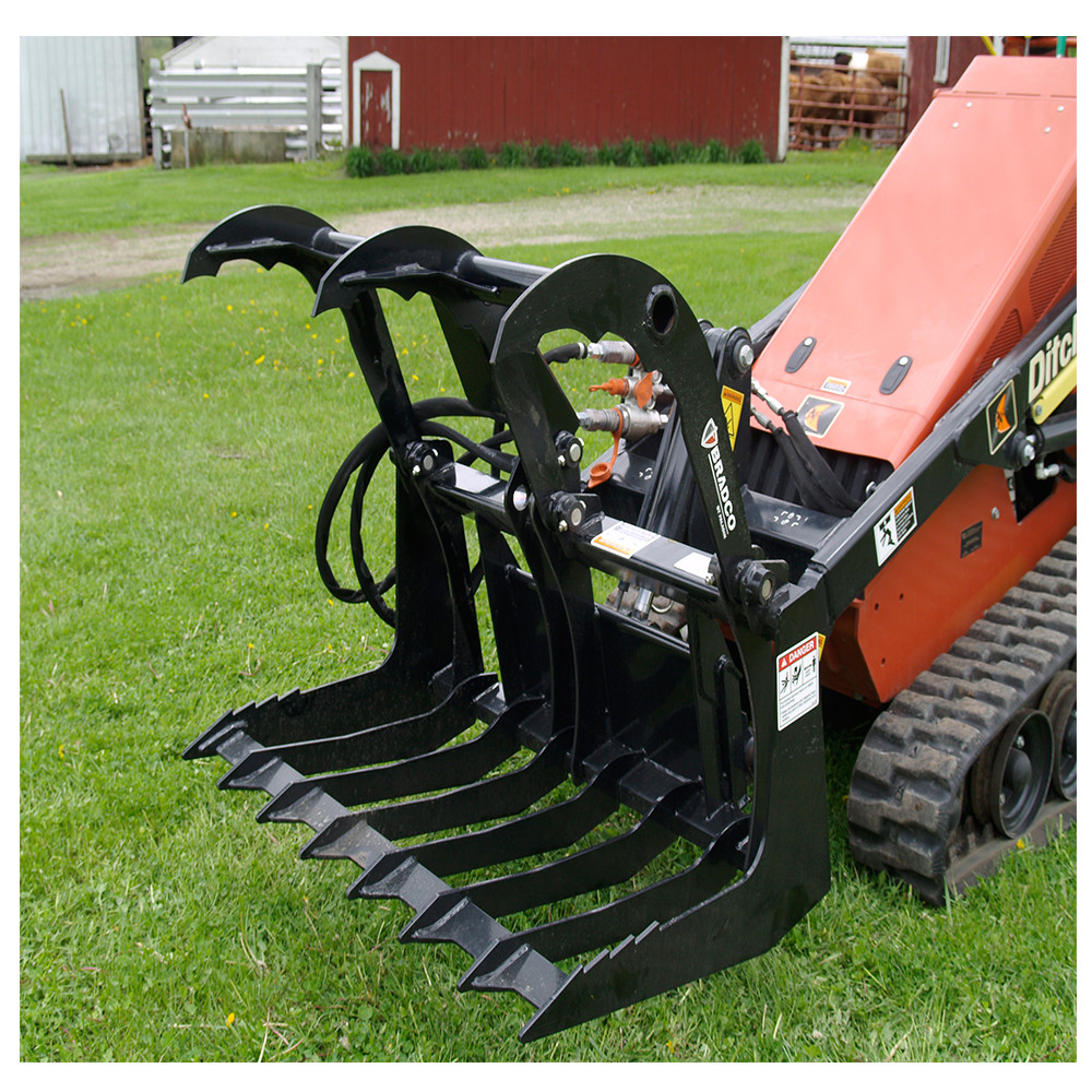 Mini Skid Steer Brush Grapple Attachment | Bradco - Image 7