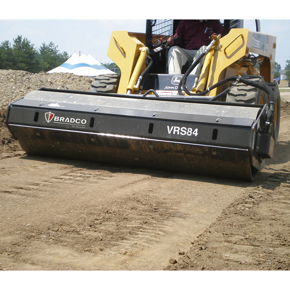 Skid Steer Smooth Vibratory Roller Attachment | Bradco - Image 4