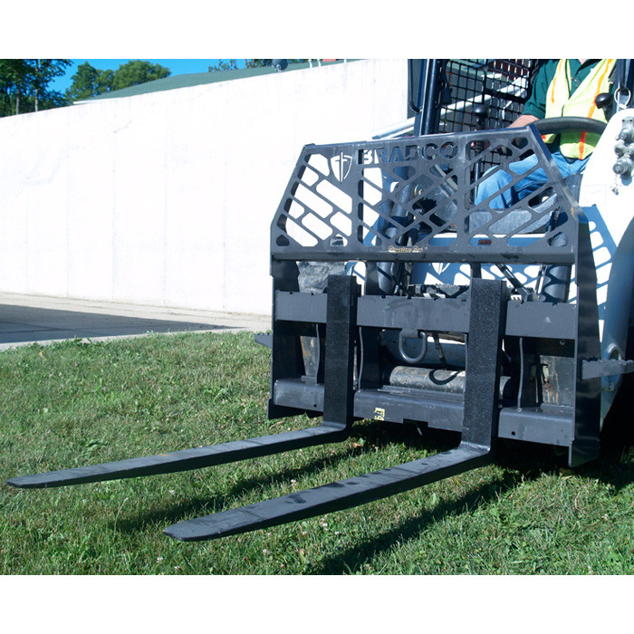 Skid Steer Standard Pallet Forks Attachment | Bradco - Image 5