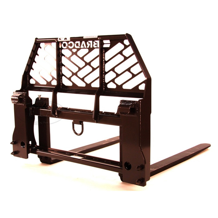 Skid Steer Standard Pallet Forks Attachment | Bradco - Image 4