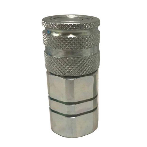Hydraulic Flat Faced Coupler Female | Case Drain