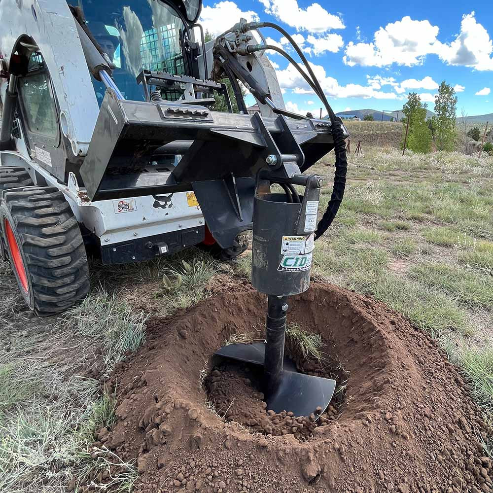 Heavy Duty Skid Steer Auger Attachment | CID - Image 4