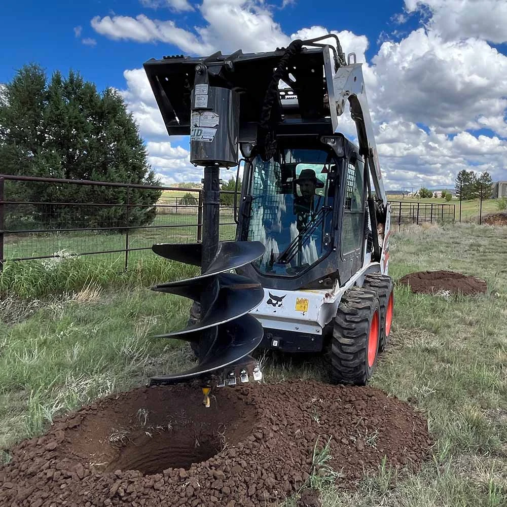 Heavy Duty Skid Steer Auger Attachment | CID - Image 3
