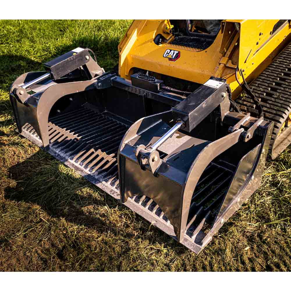Skid Steer Heavy Duty Rock Grapple Attachment | CID - Image 6