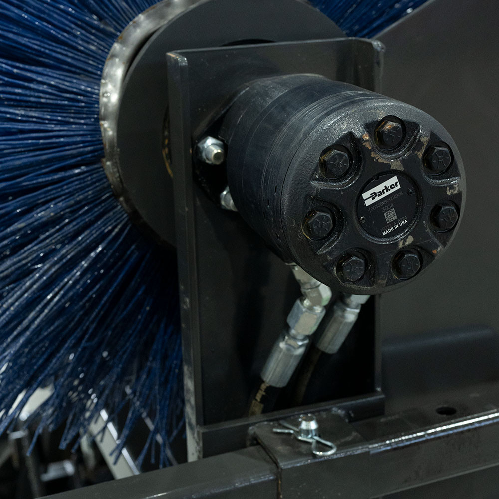Skid Steer Hydraulic Angle Broom Attachment | CID - Image 10