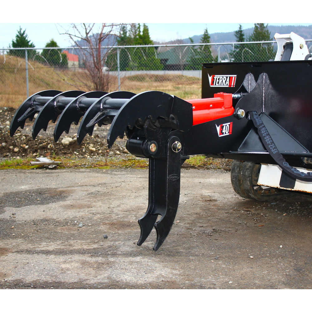 Backhoe Quick Change Grapple Rake | Eterra - Image 4