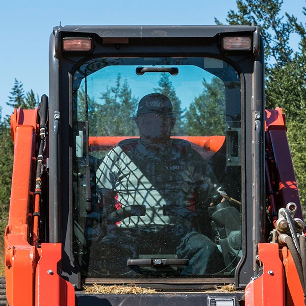 Kubota Polycarbonate Skid Steer Door | Shields