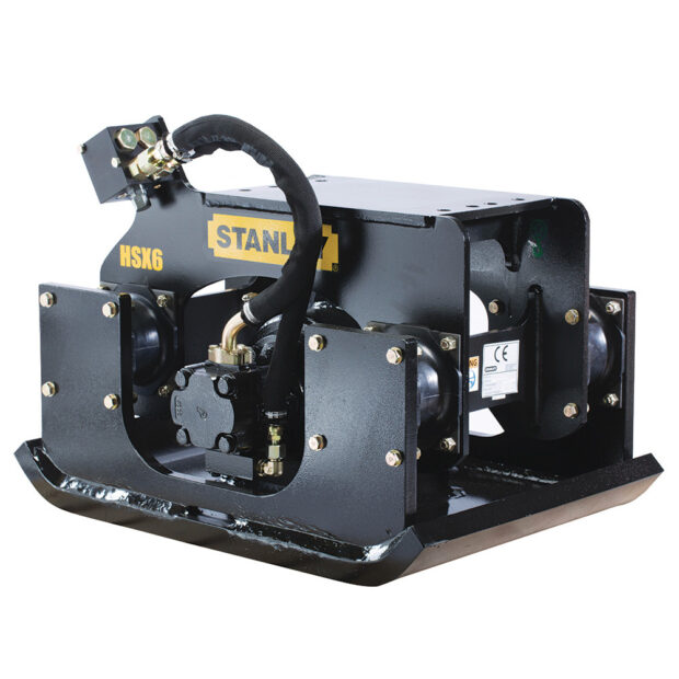 Excavator Mounted Vibratory Plate Compactor | Stanley